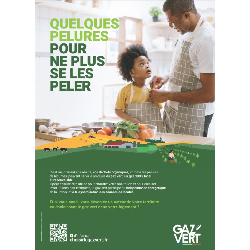 Affiche "des pelures pour ne pas se les peler" (par lot de 10 ex)