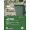 Affiche "ceci n'est pas une poubelle…" (par lot de 10 ex)