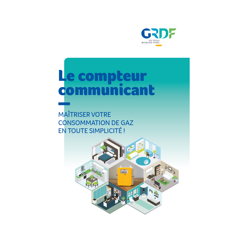 Dépliant "Le compteur communicant" - Promotion Privée  (lot de 50 ex)